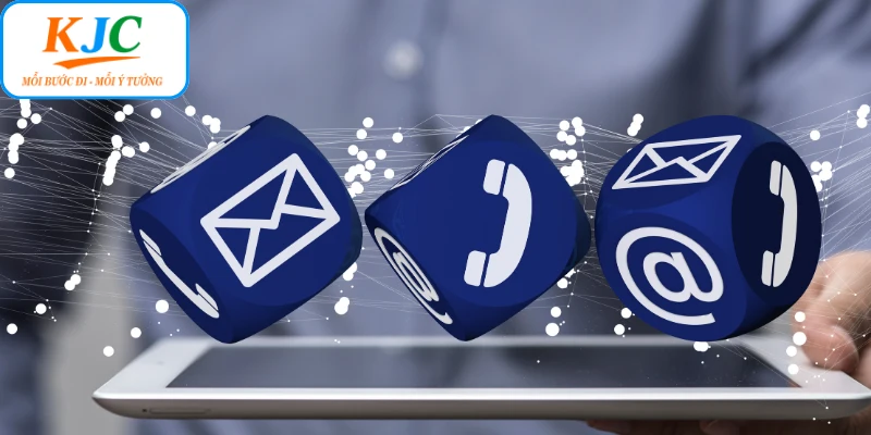 Các phương thức được sử dụng để liên hệ KJC